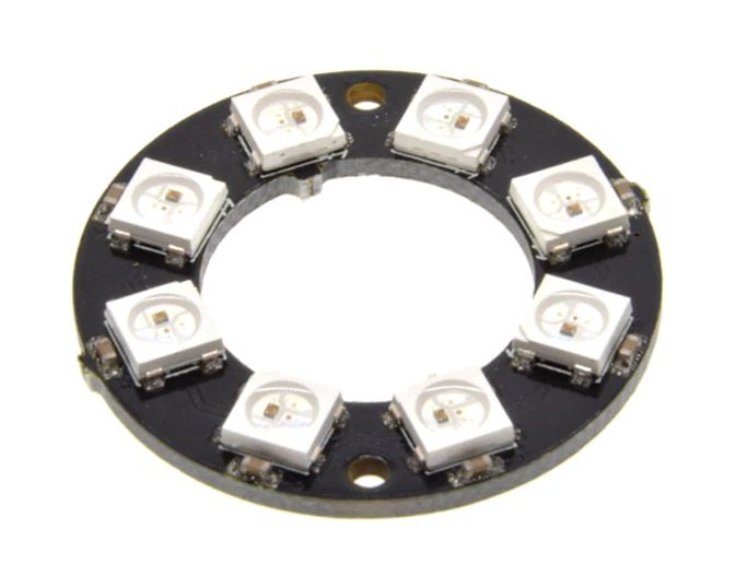 RGB LED module 8-bit cirkel met WS2812 chip (NeoPixel)